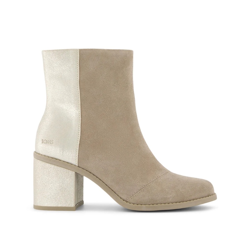 Tom’s Evelyn Heeled Booties